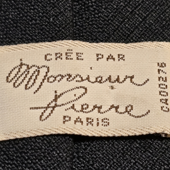 Vintage Monsieur Pierre Paris 100% Polyester Necktie EUC - Picture 4 of 4